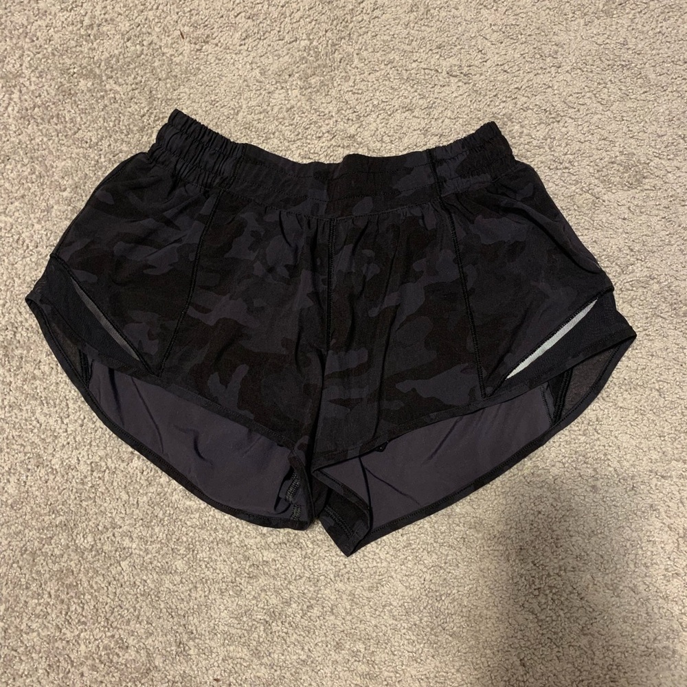 LuluLemon Camo Hotty Hot Shorts